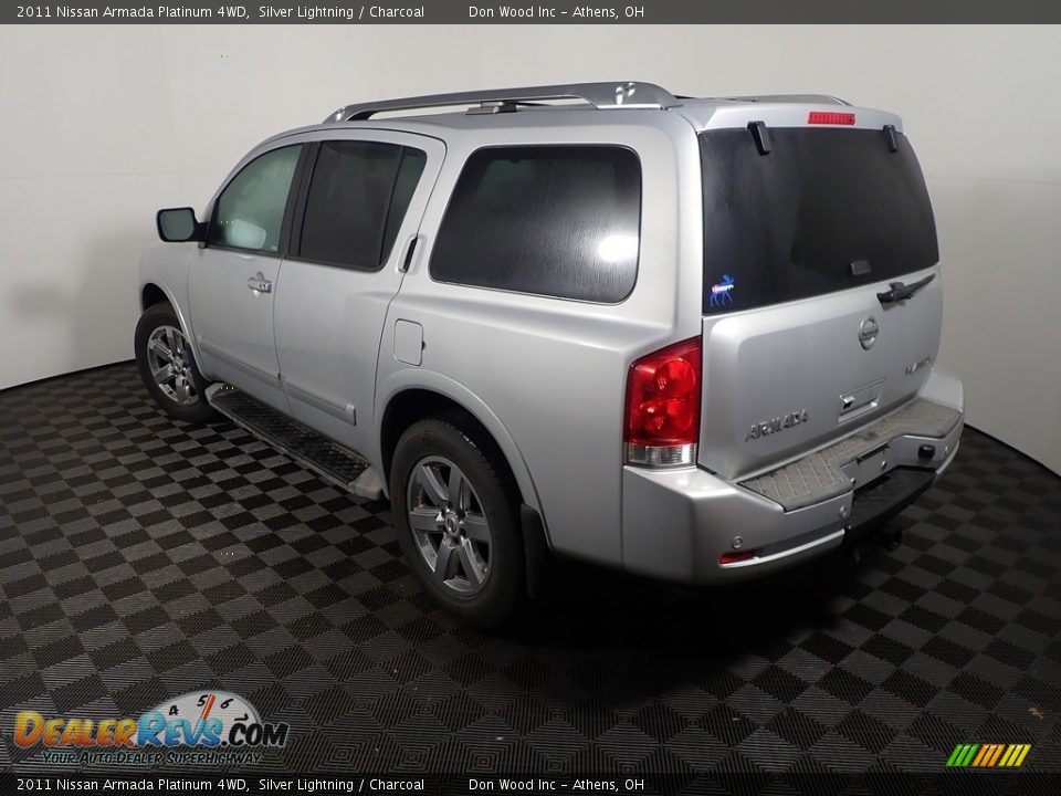 2011 Nissan Armada Platinum 4WD Silver Lightning / Charcoal Photo #12