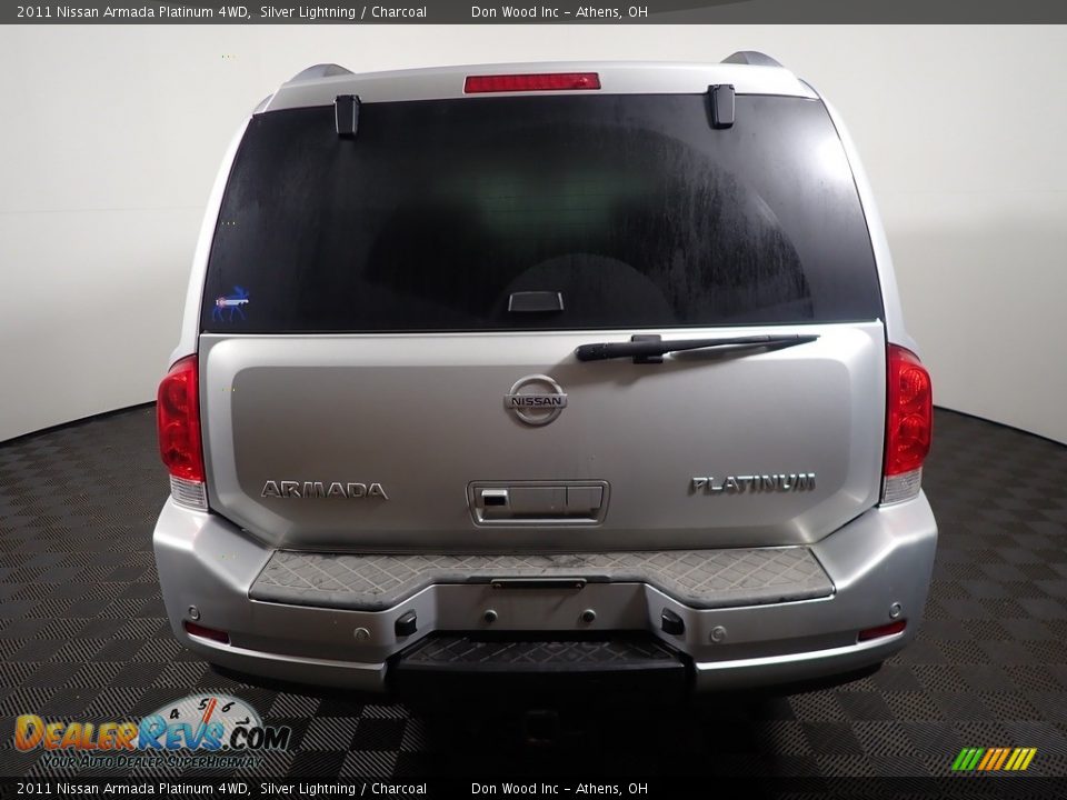 2011 Nissan Armada Platinum 4WD Silver Lightning / Charcoal Photo #13