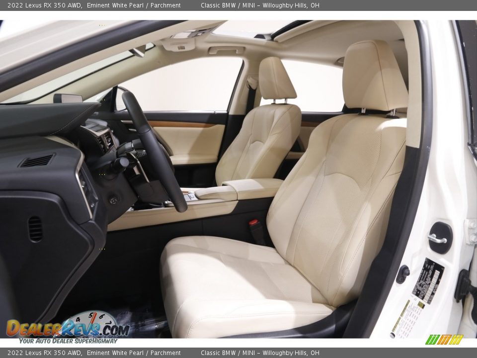Front Seat of 2022 Lexus RX 350 AWD Photo #5