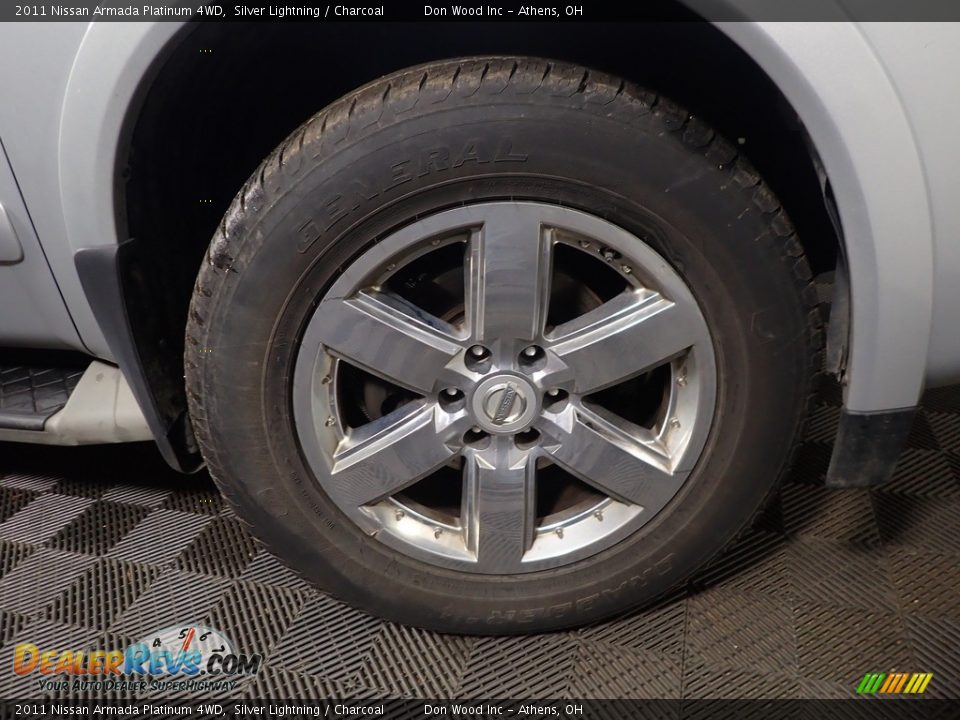 2011 Nissan Armada Platinum 4WD Silver Lightning / Charcoal Photo #19