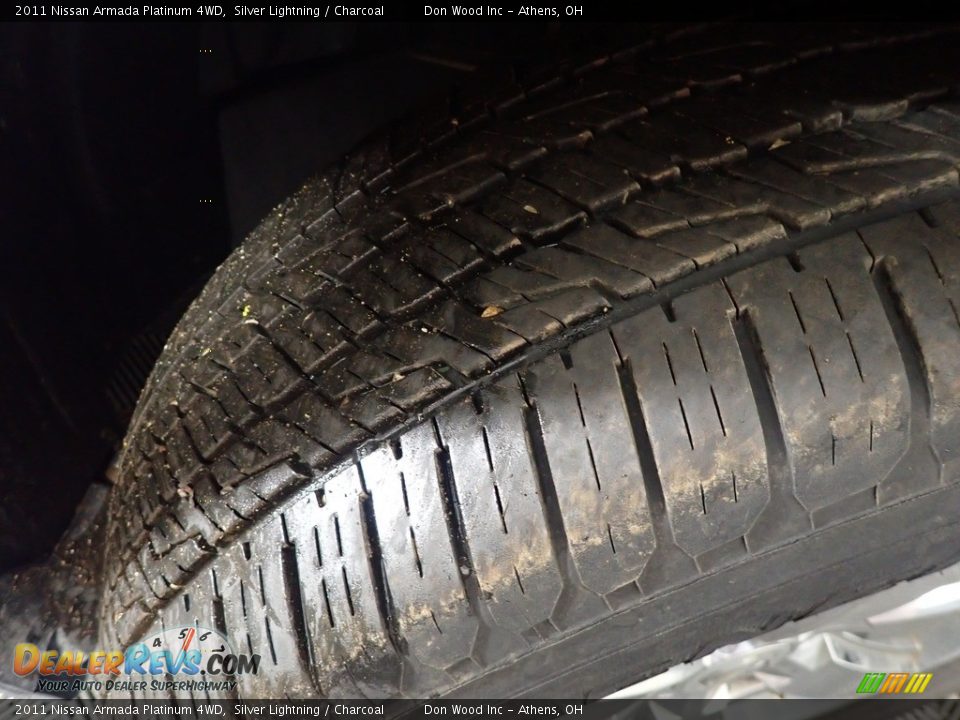 2011 Nissan Armada Platinum 4WD Silver Lightning / Charcoal Photo #20