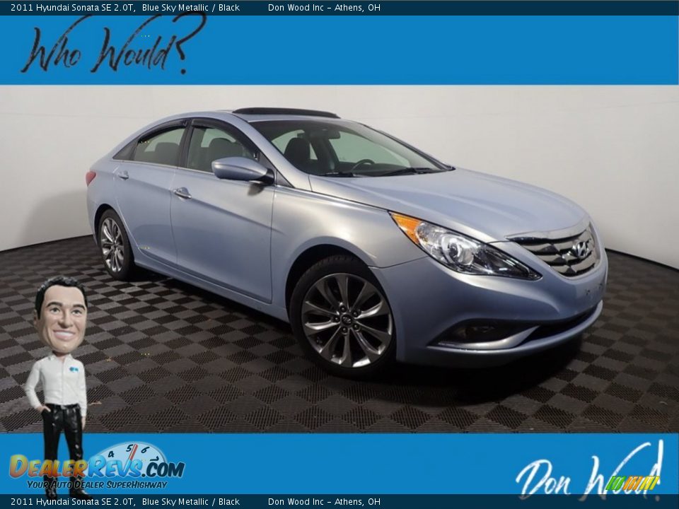 2011 Hyundai Sonata SE 2.0T Blue Sky Metallic / Black Photo #1