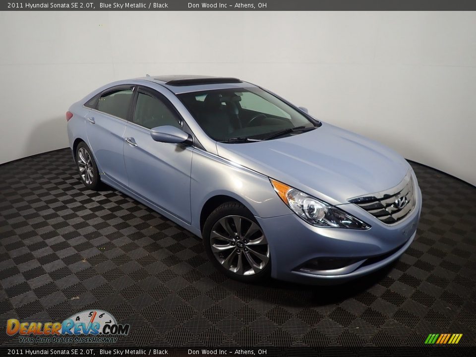 2011 Hyundai Sonata SE 2.0T Blue Sky Metallic / Black Photo #3