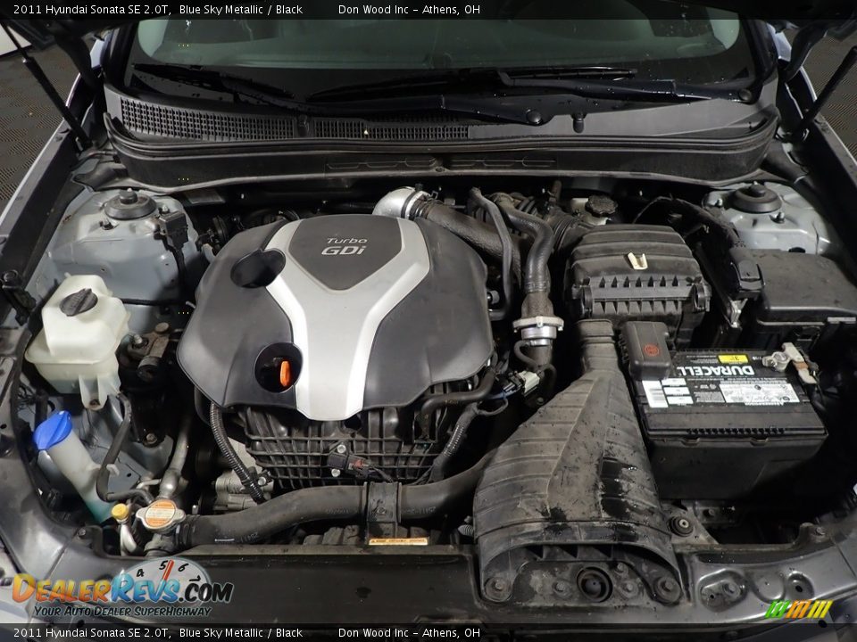 2011 Hyundai Sonata SE 2.0T Blue Sky Metallic / Black Photo #7