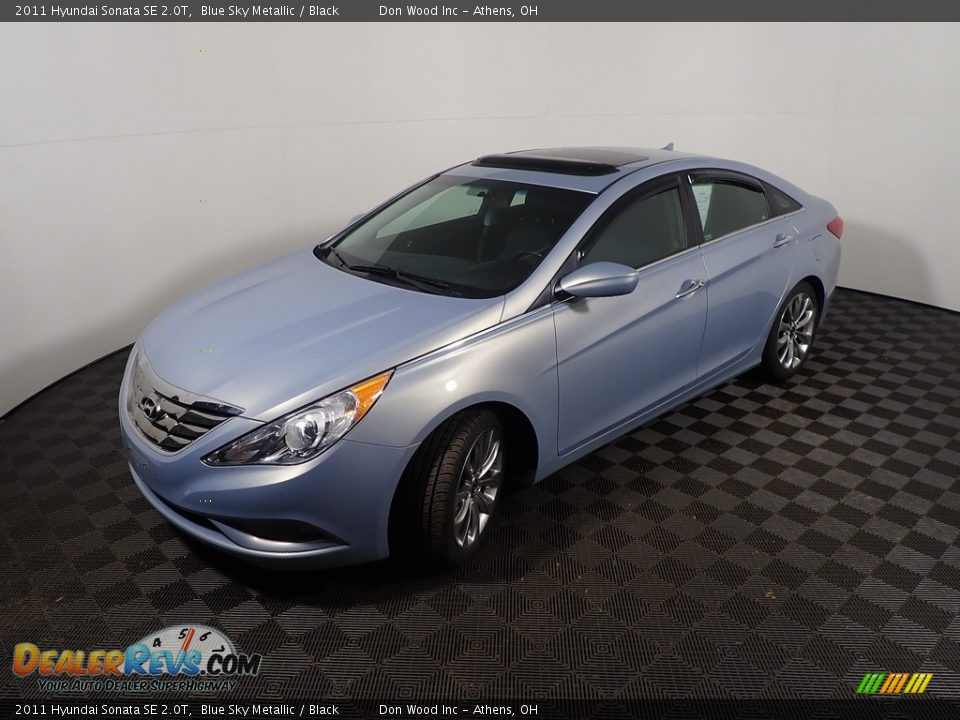 2011 Hyundai Sonata SE 2.0T Blue Sky Metallic / Black Photo #9