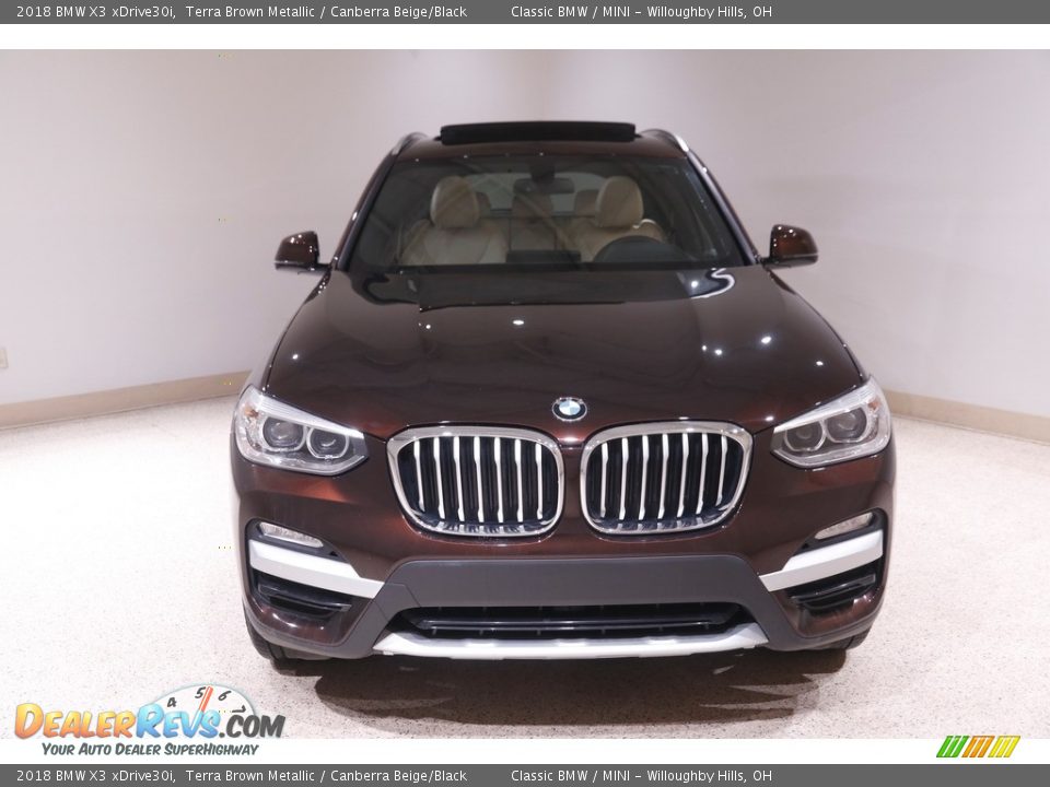 2018 BMW X3 xDrive30i Terra Brown Metallic / Canberra Beige/Black Photo #2