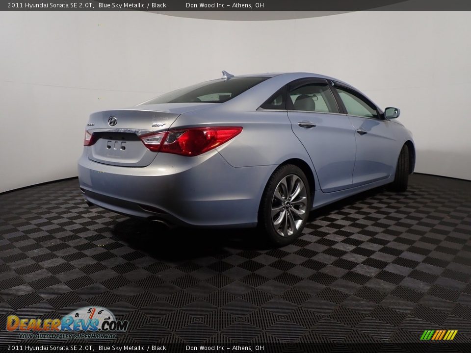 2011 Hyundai Sonata SE 2.0T Blue Sky Metallic / Black Photo #16