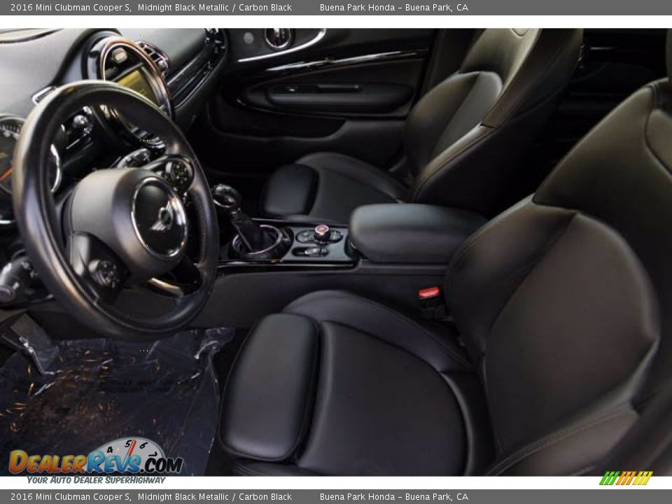 2016 Mini Clubman Cooper S Midnight Black Metallic / Carbon Black Photo #3