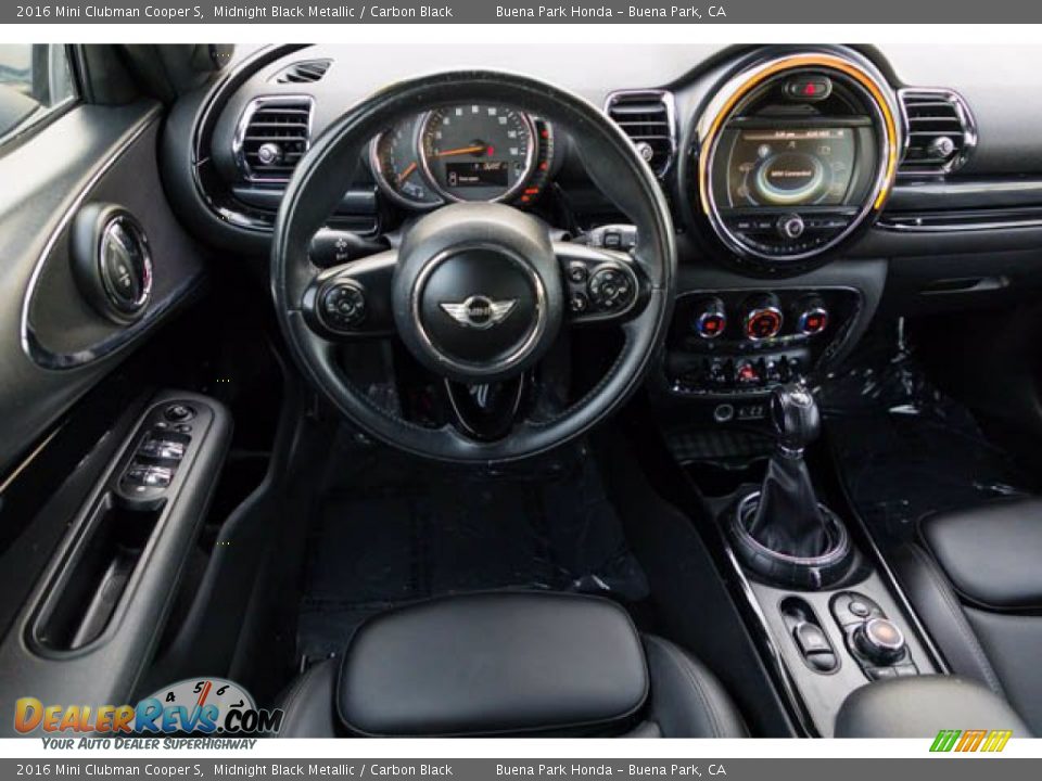 2016 Mini Clubman Cooper S Midnight Black Metallic / Carbon Black Photo #5