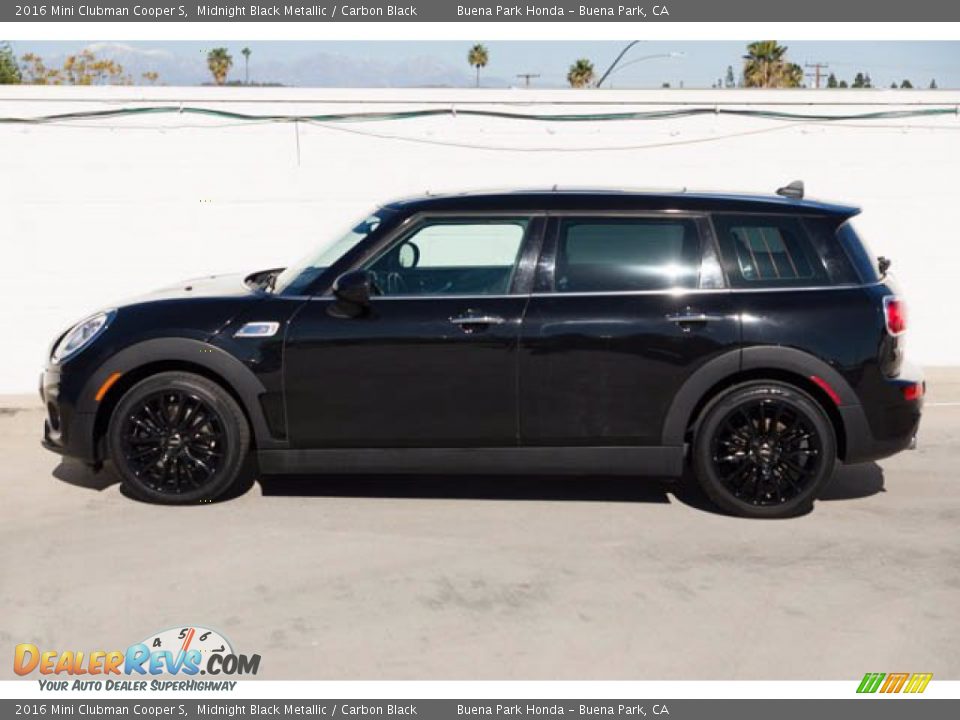 2016 Mini Clubman Cooper S Midnight Black Metallic / Carbon Black Photo #8