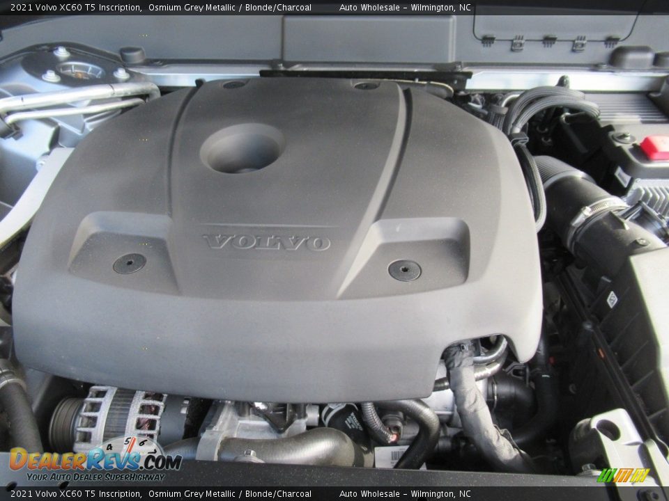 2021 Volvo XC60 T5 Inscription Osmium Grey Metallic / Blonde/Charcoal Photo #6