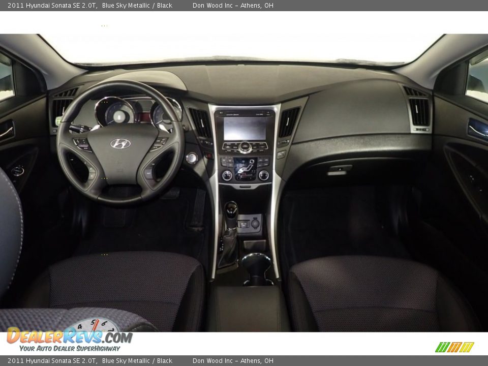 2011 Hyundai Sonata SE 2.0T Blue Sky Metallic / Black Photo #24