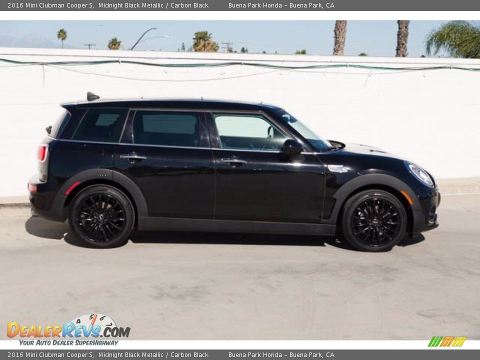 2016 Mini Clubman Cooper S Midnight Black Metallic / Carbon Black Photo #12