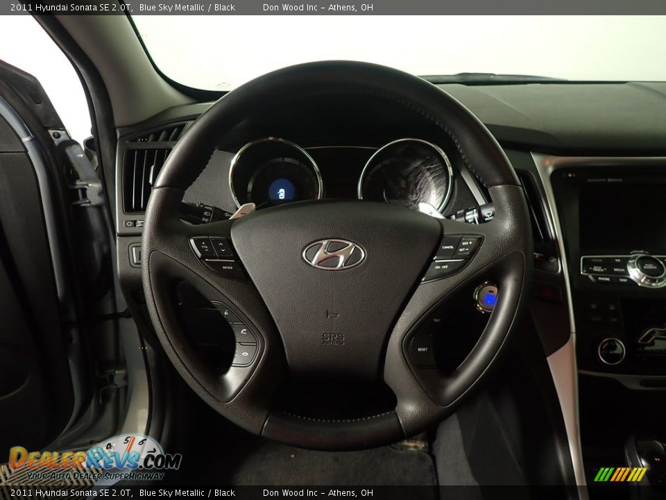 2011 Hyundai Sonata SE 2.0T Blue Sky Metallic / Black Photo #26