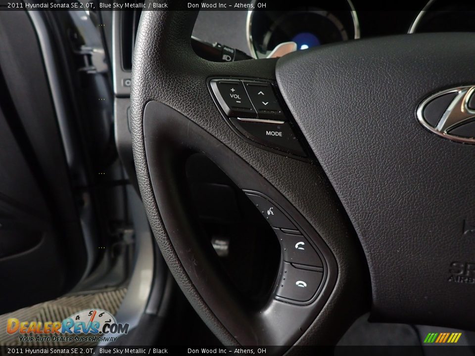 2011 Hyundai Sonata SE 2.0T Blue Sky Metallic / Black Photo #28