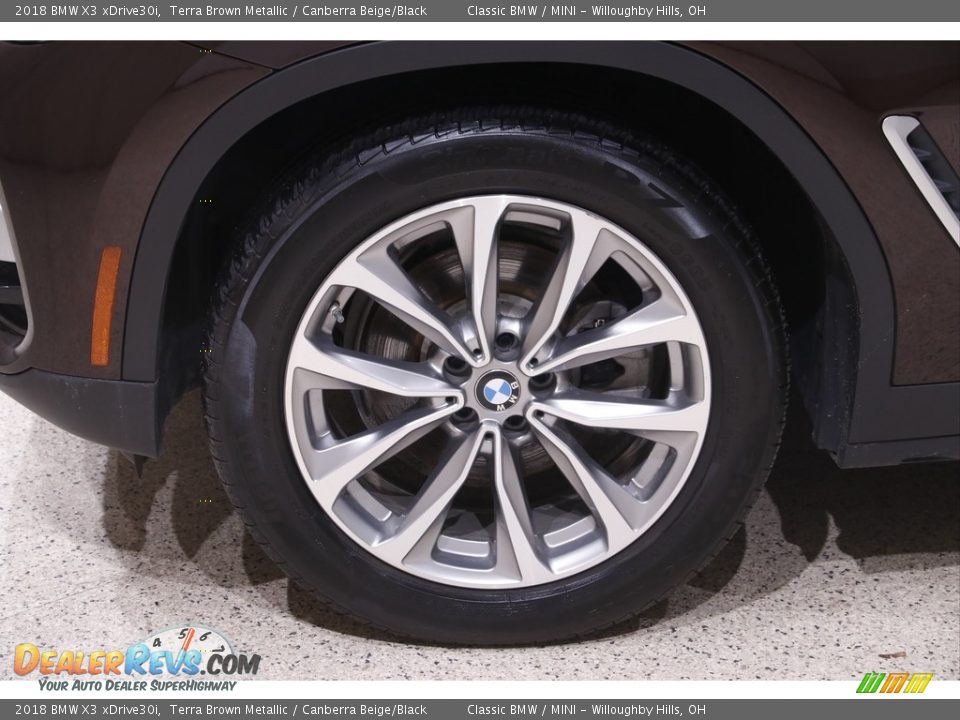 2018 BMW X3 xDrive30i Terra Brown Metallic / Canberra Beige/Black Photo #22