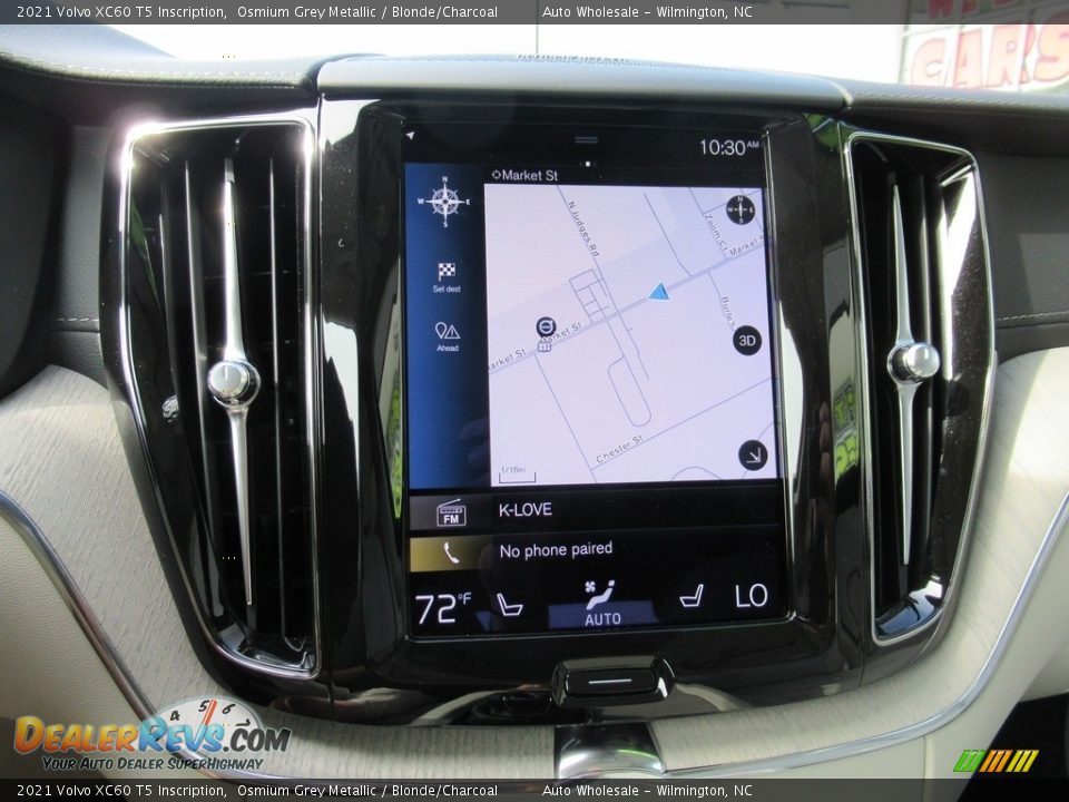 2021 Volvo XC60 T5 Inscription Osmium Grey Metallic / Blonde/Charcoal Photo #17
