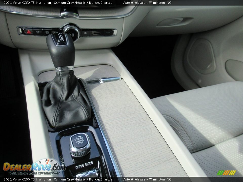 2021 Volvo XC60 T5 Inscription Osmium Grey Metallic / Blonde/Charcoal Photo #19