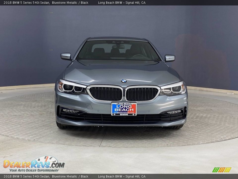 2018 BMW 5 Series 540i Sedan Bluestone Metallic / Black Photo #2