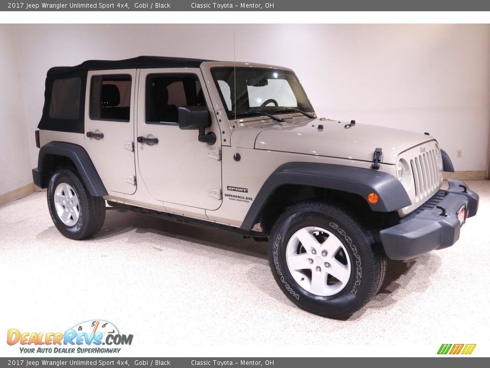 2017 Jeep Wrangler Unlimited Sport 4x4 Gobi / Black Photo #1