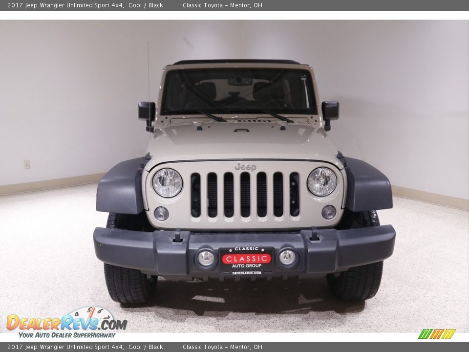 2017 Jeep Wrangler Unlimited Sport 4x4 Gobi / Black Photo #2
