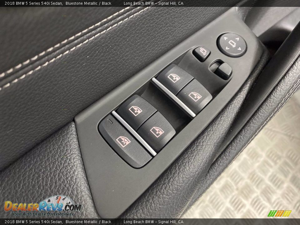 2018 BMW 5 Series 540i Sedan Bluestone Metallic / Black Photo #13