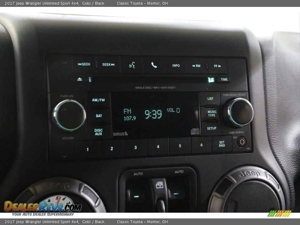 2017 Jeep Wrangler Unlimited Sport 4x4 Gobi / Black Photo #10