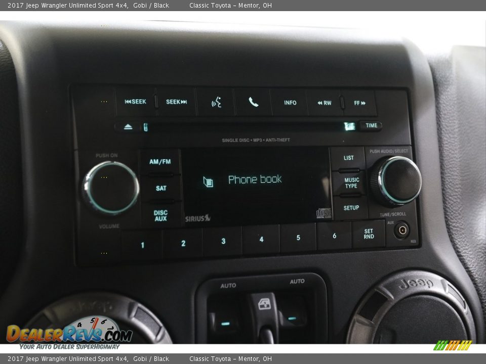 2017 Jeep Wrangler Unlimited Sport 4x4 Gobi / Black Photo #11