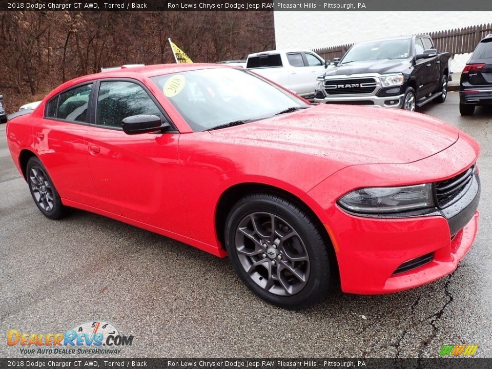 2018 Dodge Charger GT AWD Torred / Black Photo #8
