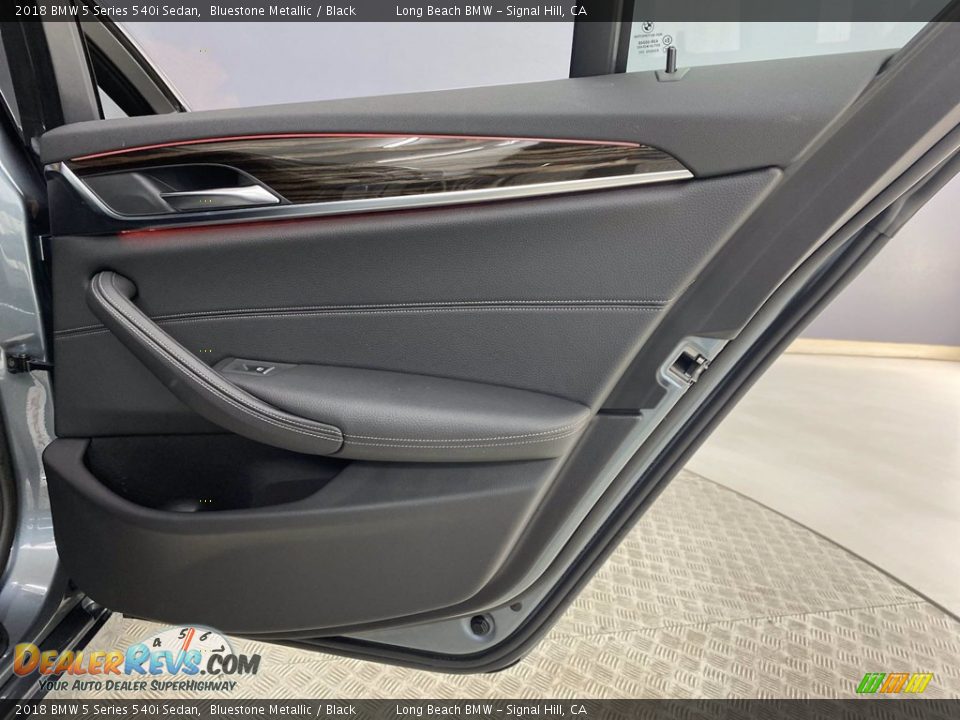 2018 BMW 5 Series 540i Sedan Bluestone Metallic / Black Photo #34