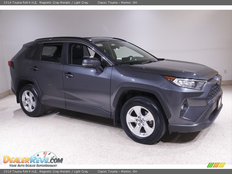 2019 Toyota RAV4 XLE Magnetic Gray Metallic / Light Gray Photo #1