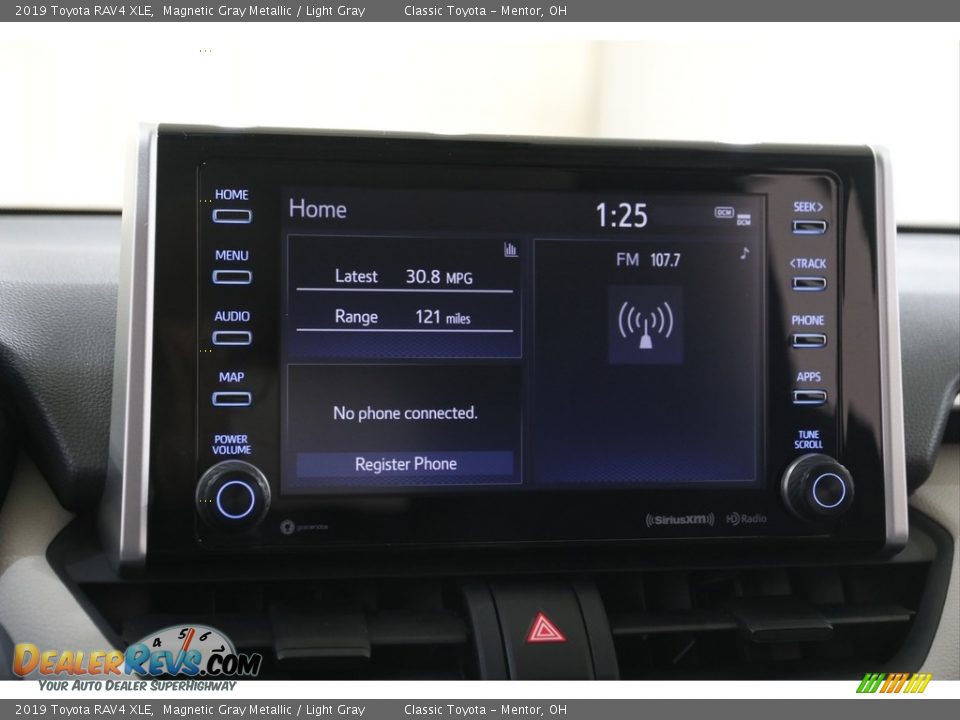 2019 Toyota RAV4 XLE Magnetic Gray Metallic / Light Gray Photo #10