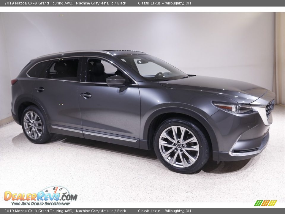 2019 Mazda CX-9 Grand Touring AWD Machine Gray Metallic / Black Photo #1