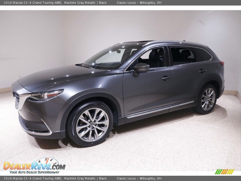 2019 Mazda CX-9 Grand Touring AWD Machine Gray Metallic / Black Photo #3