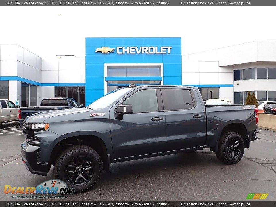 2019 Chevrolet Silverado 1500 LT Z71 Trail Boss Crew Cab 4WD Shadow Gray Metallic / Jet Black Photo #1