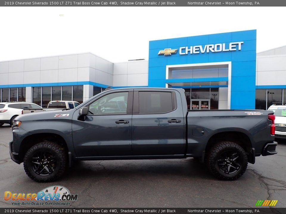 2019 Chevrolet Silverado 1500 LT Z71 Trail Boss Crew Cab 4WD Shadow Gray Metallic / Jet Black Photo #3