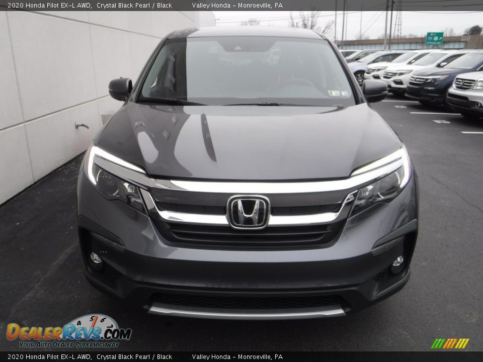 2020 Honda Pilot EX-L AWD Crystal Black Pearl / Black Photo #5