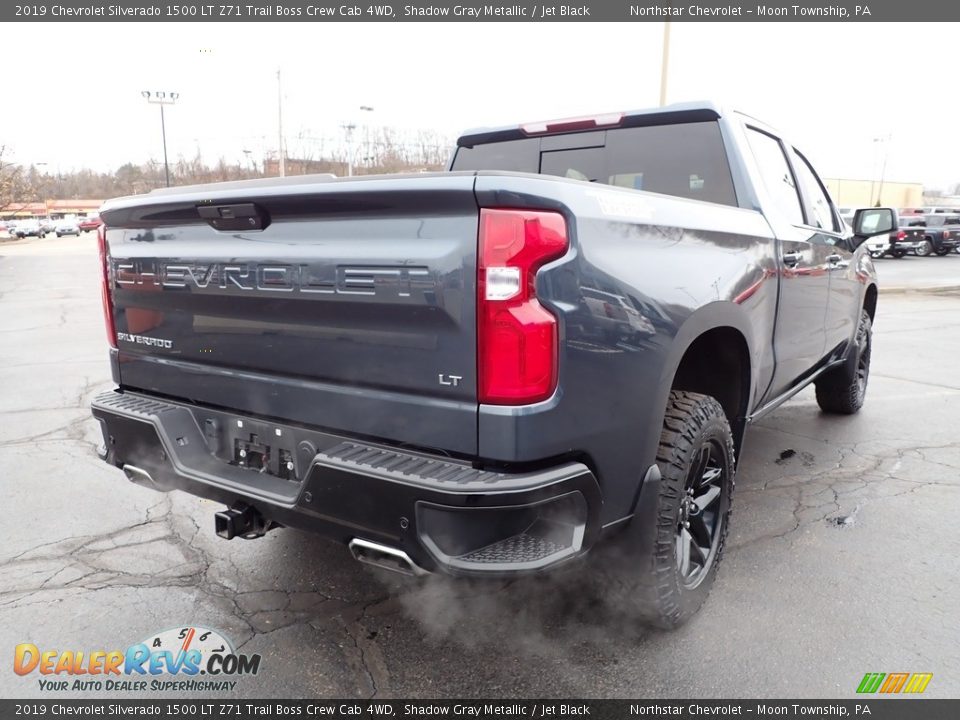 2019 Chevrolet Silverado 1500 LT Z71 Trail Boss Crew Cab 4WD Shadow Gray Metallic / Jet Black Photo #7