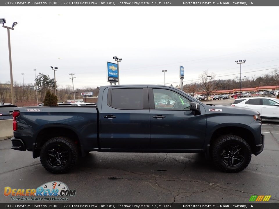 2019 Chevrolet Silverado 1500 LT Z71 Trail Boss Crew Cab 4WD Shadow Gray Metallic / Jet Black Photo #9