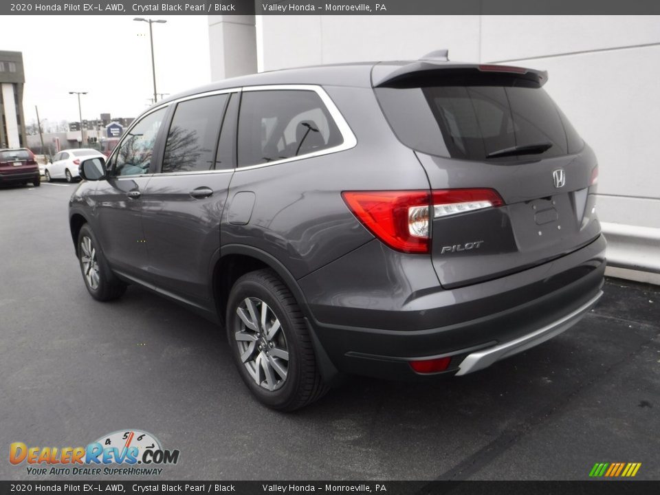 2020 Honda Pilot EX-L AWD Crystal Black Pearl / Black Photo #9