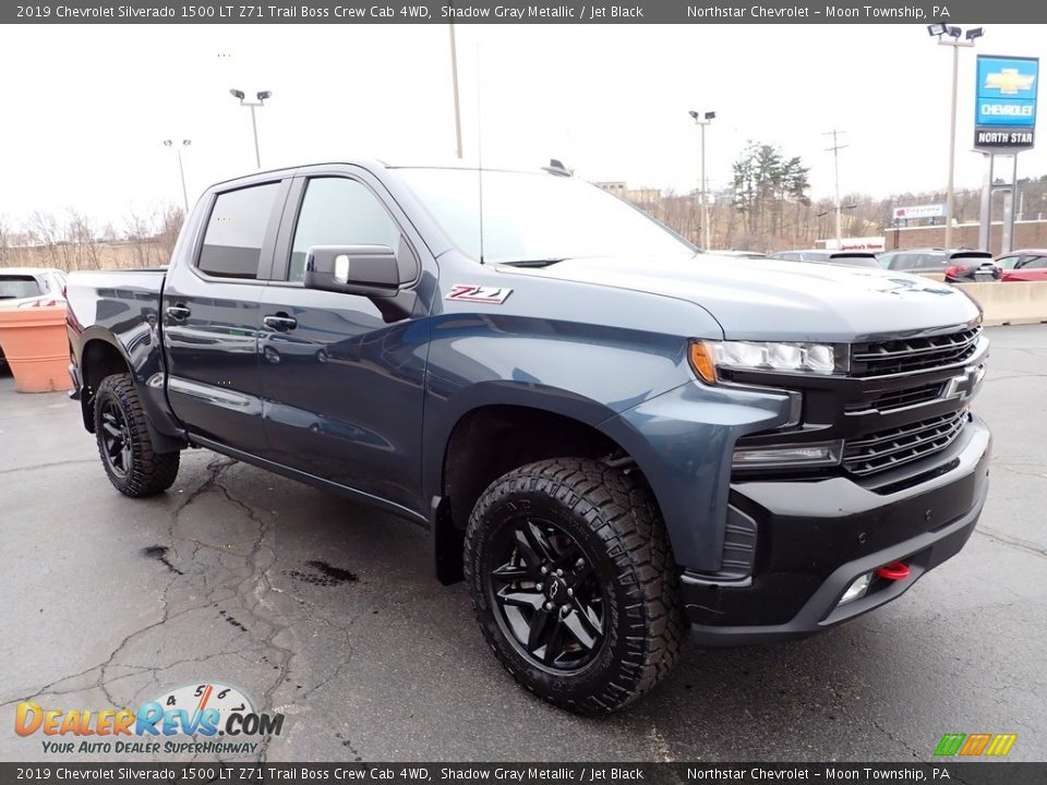 2019 Chevrolet Silverado 1500 LT Z71 Trail Boss Crew Cab 4WD Shadow Gray Metallic / Jet Black Photo #10