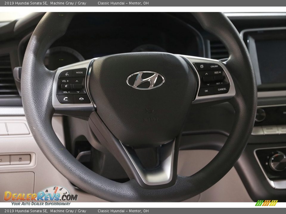 2019 Hyundai Sonata SE Machine Gray / Gray Photo #7