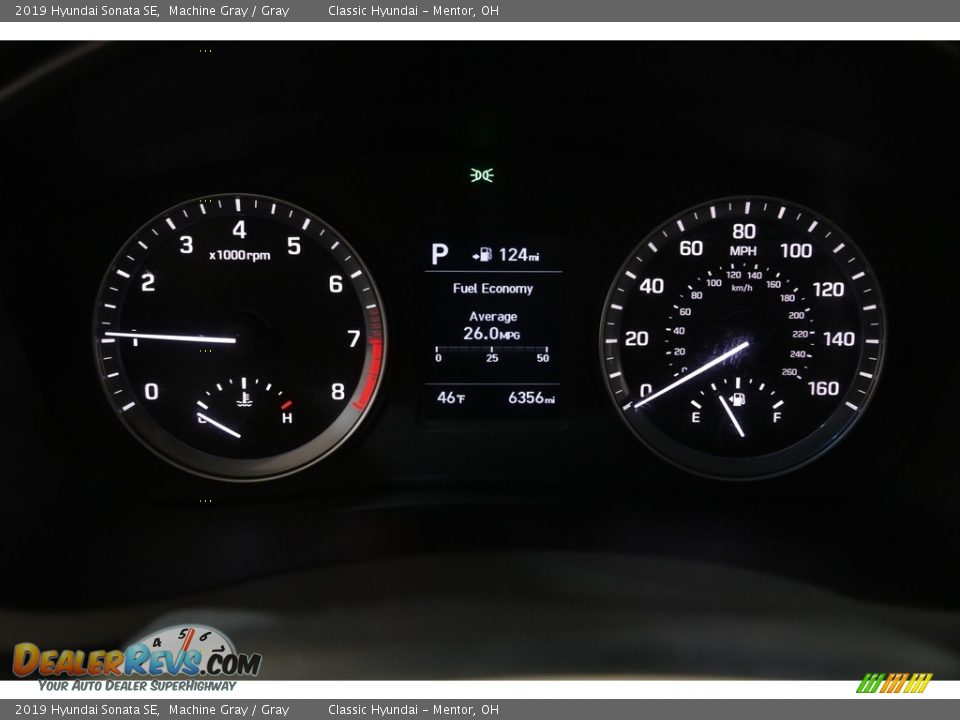 2019 Hyundai Sonata SE Machine Gray / Gray Photo #8