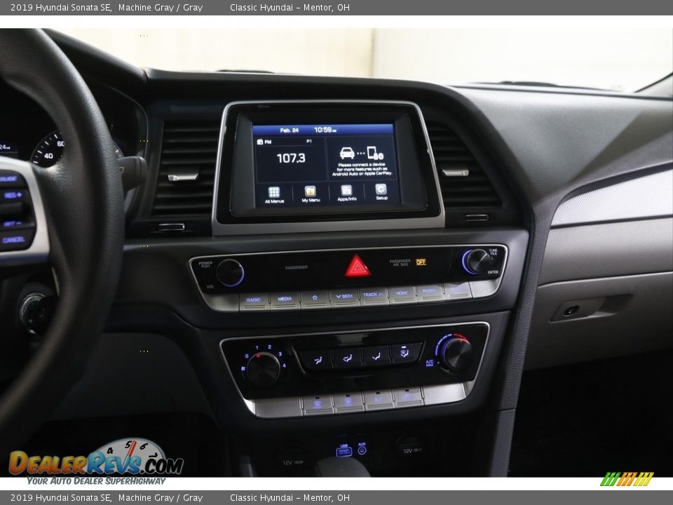 2019 Hyundai Sonata SE Machine Gray / Gray Photo #9