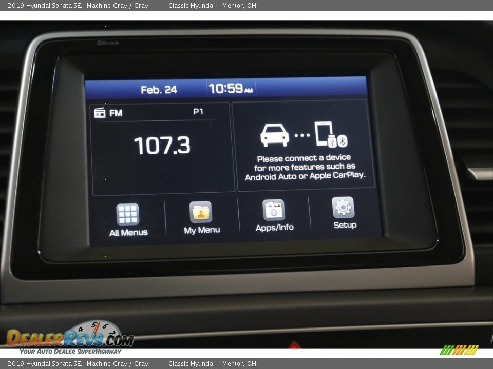 2019 Hyundai Sonata SE Machine Gray / Gray Photo #10