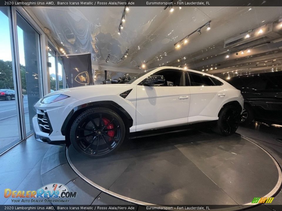 Bianco Icarus Metallic 2020 Lamborghini Urus AWD Photo #12