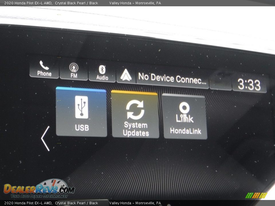 2020 Honda Pilot EX-L AWD Crystal Black Pearl / Black Photo #21