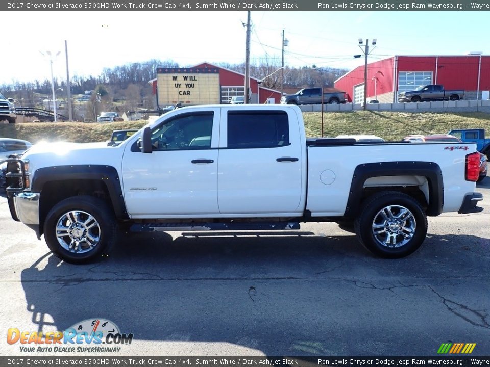 Summit White 2017 Chevrolet Silverado 3500HD Work Truck Crew Cab 4x4 Photo #2