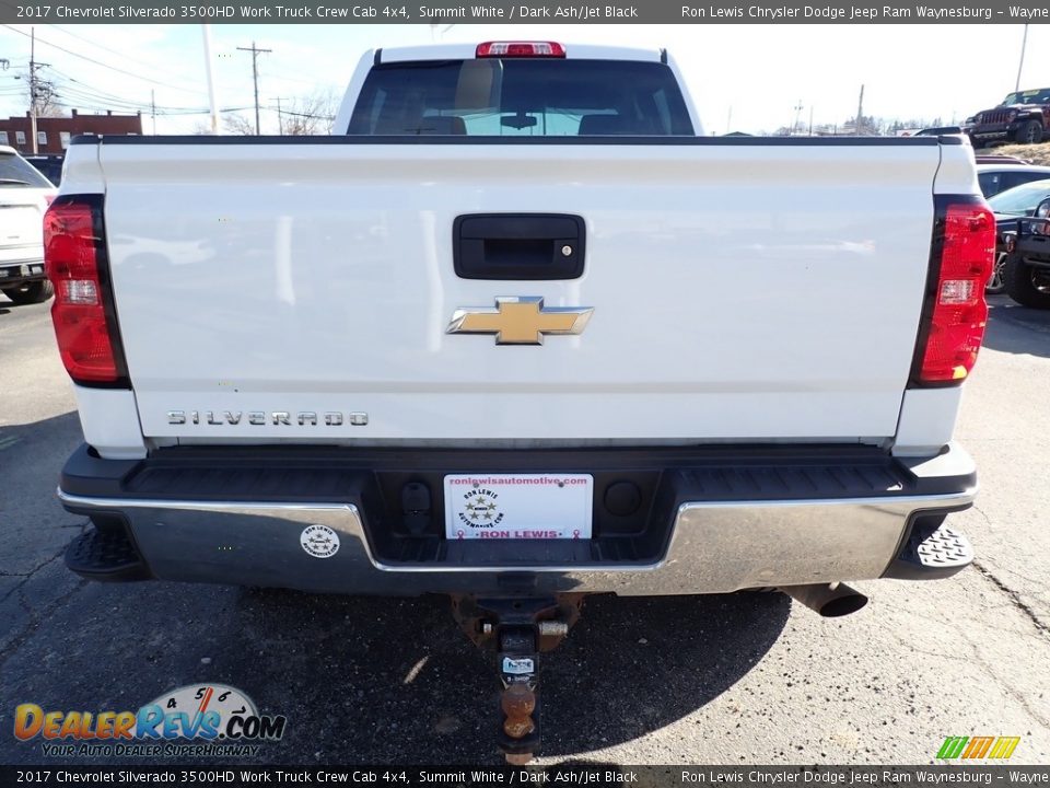 2017 Chevrolet Silverado 3500HD Work Truck Crew Cab 4x4 Summit White / Dark Ash/Jet Black Photo #4