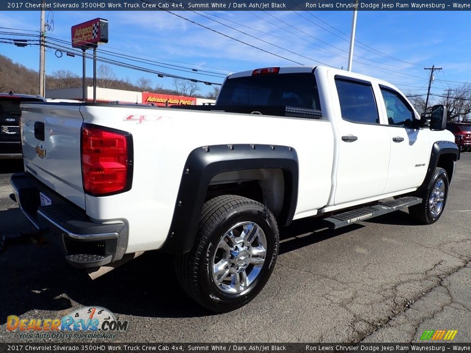 2017 Chevrolet Silverado 3500HD Work Truck Crew Cab 4x4 Summit White / Dark Ash/Jet Black Photo #5